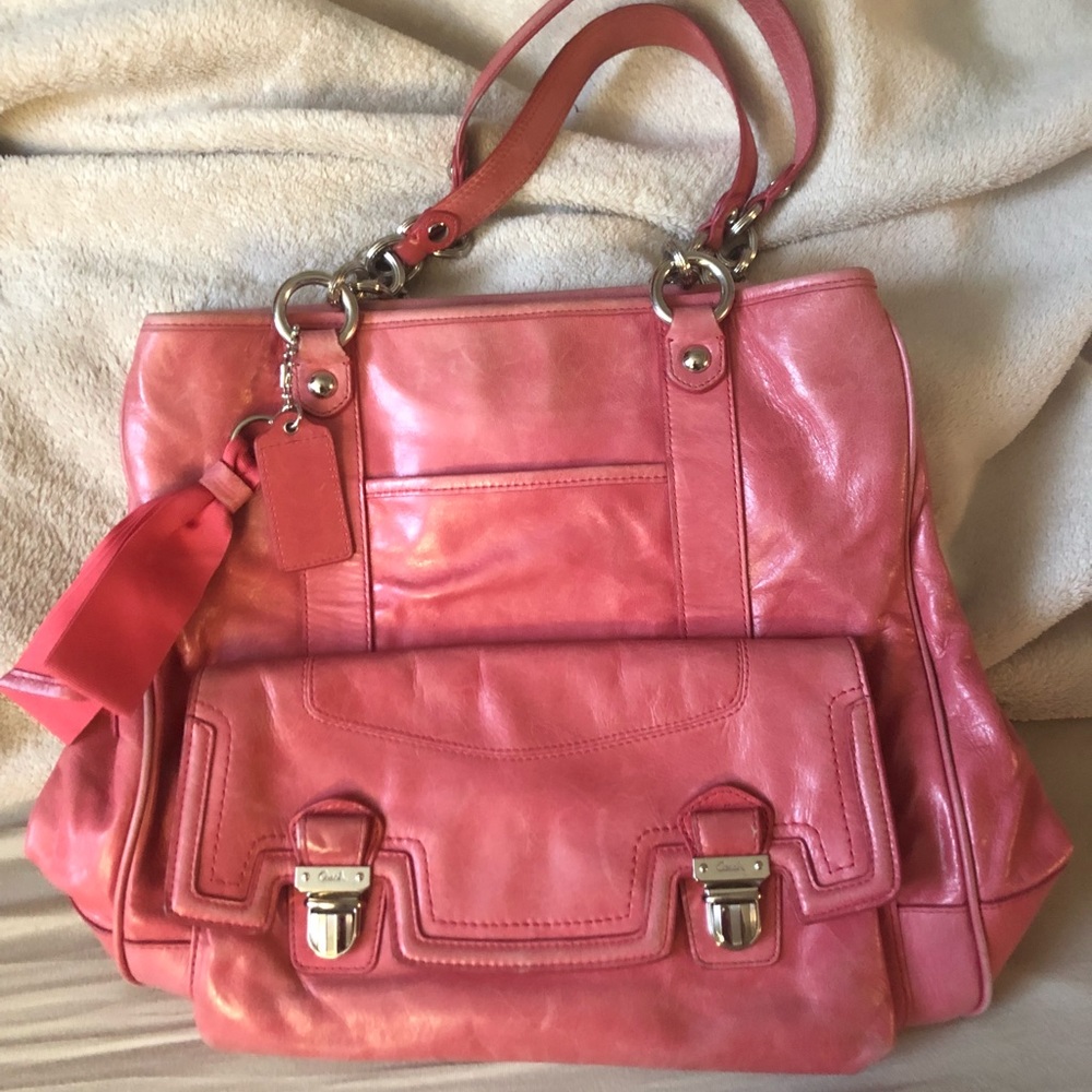 Pink Coach Purse “The Penny”